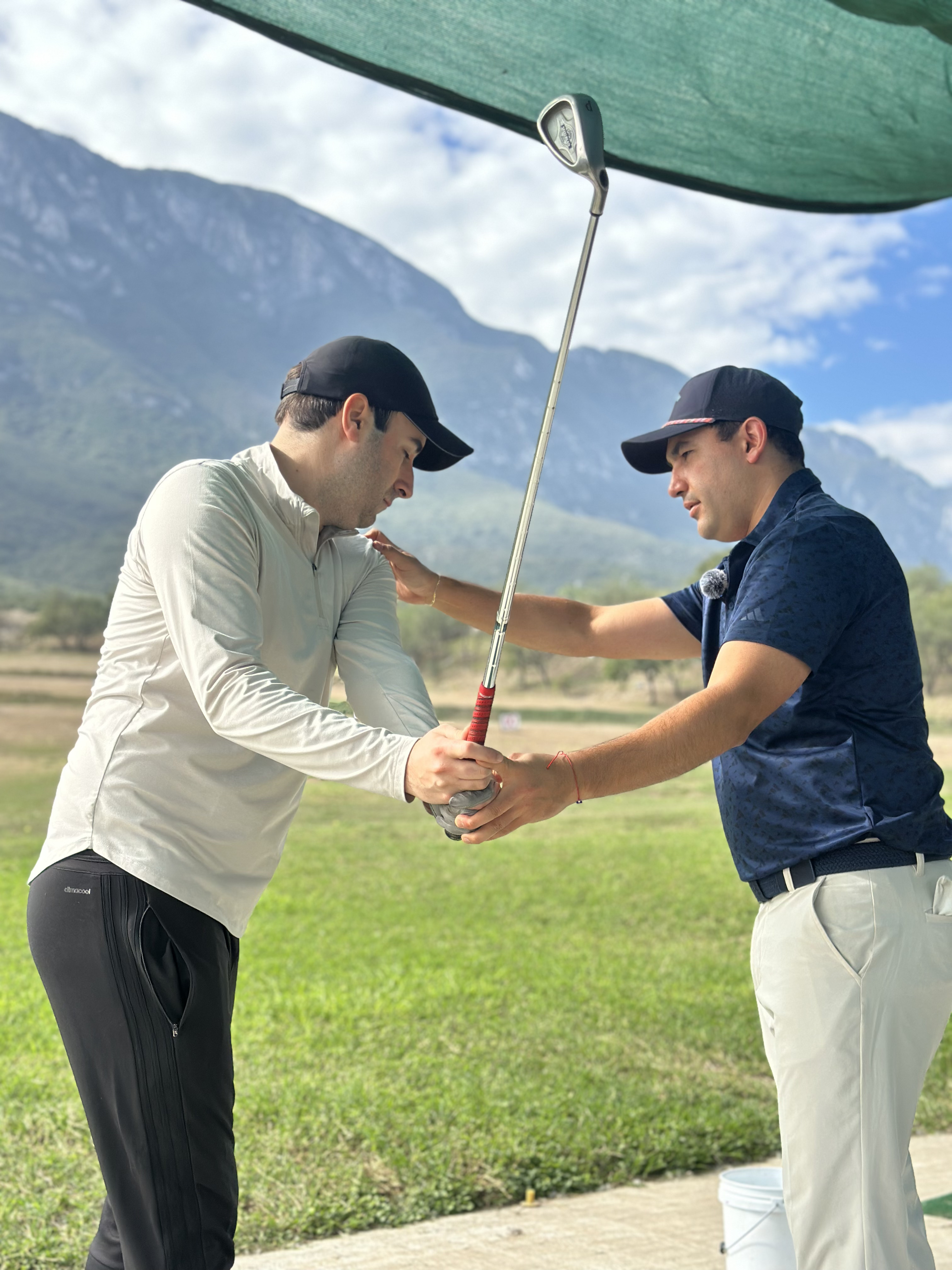 Golfista celebrando
